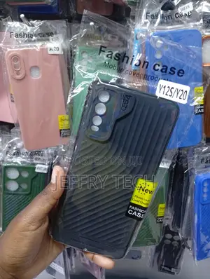 Vivo Y12s or Vivo Y20 Wave-Like Design on the Back for Grip Case