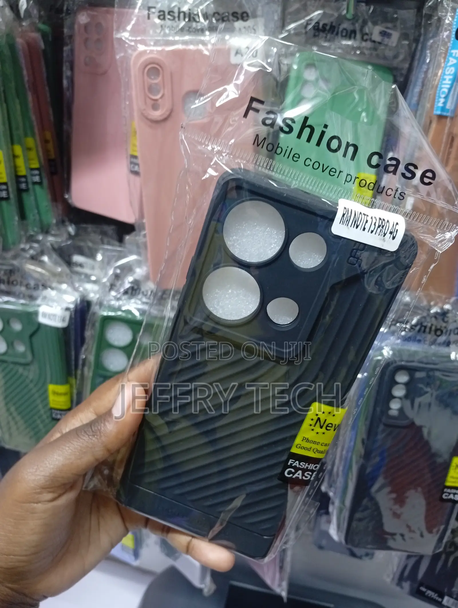 Redmi Note 13 Pro 4g Sliding Camera Cover-Black