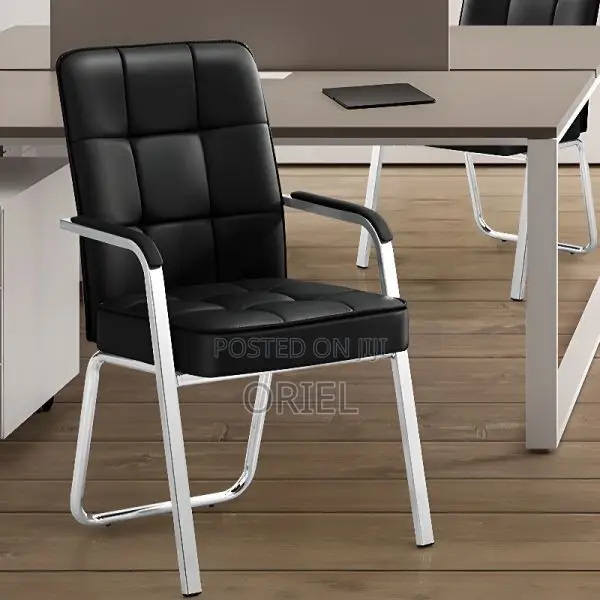 Office Chair : Visitor Conference Waiting Guest Leather Chair