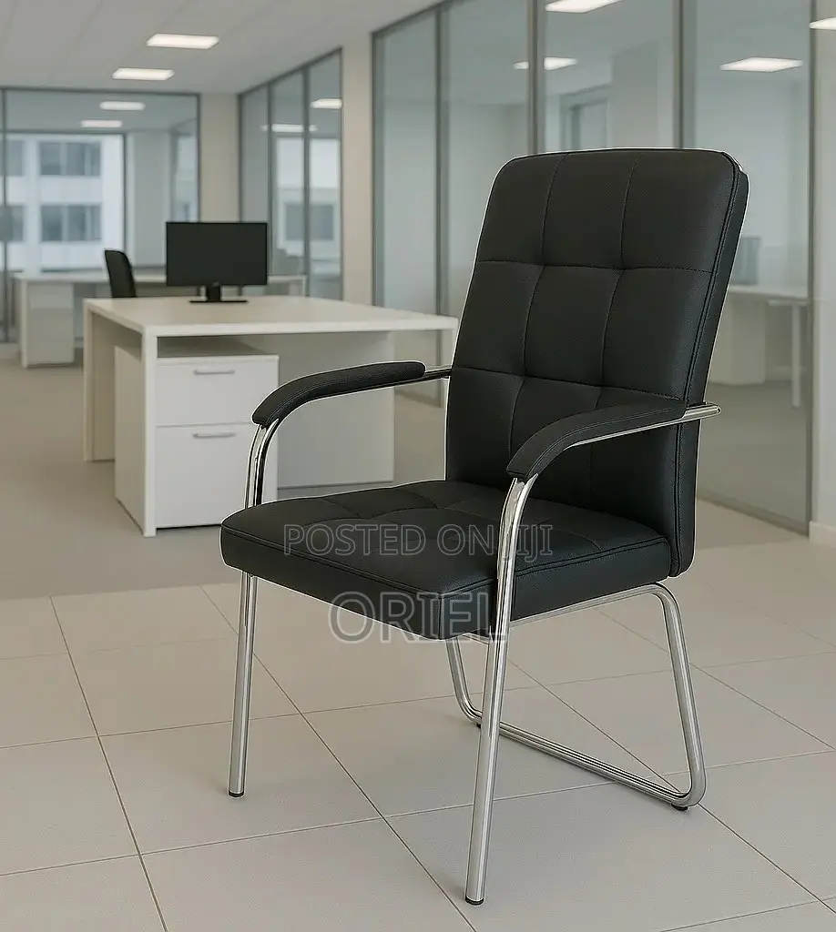 Office Chair : Visitor Conference Waiting Guest Leather Chair