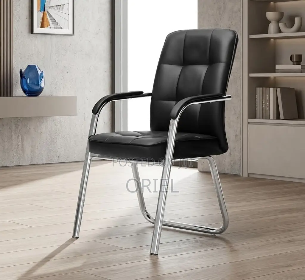 Office Chair : Visitor Conference Waiting Guest Leather Chair