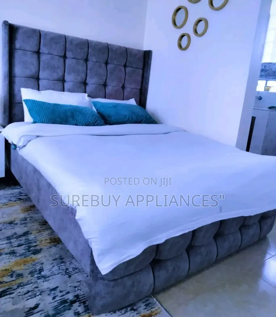 Chester Bed,Modern Chesterfield Bed With Padded Headboard