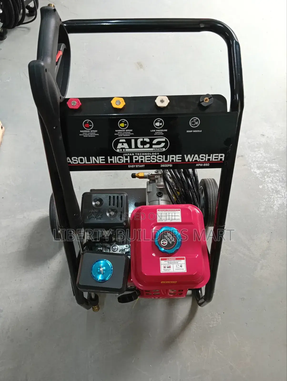 Aico. Gasoline High Pressure Washer