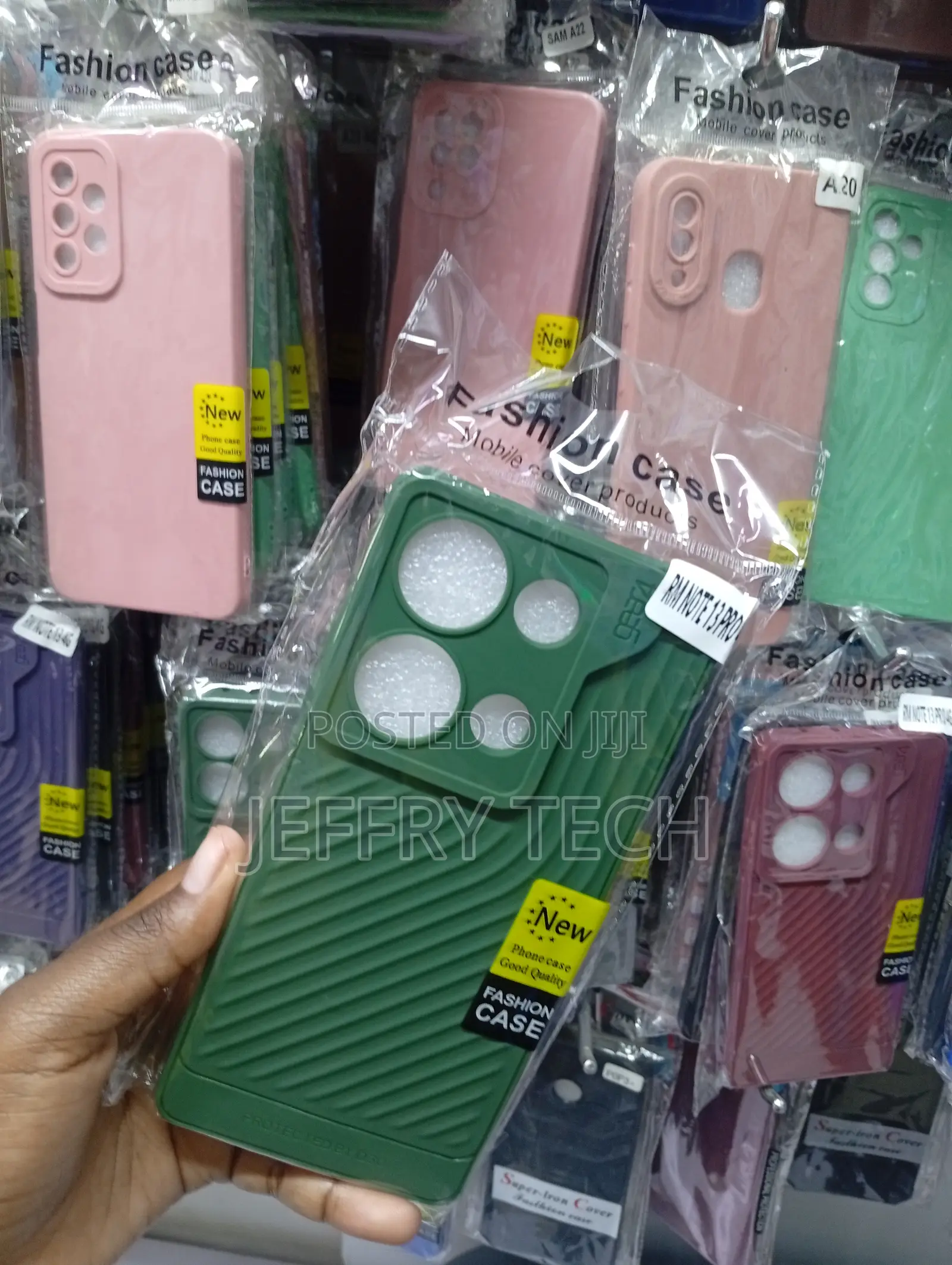 Xiaomi Redmi Note 13 Pro Diagonal Ribbed Anti-Slip Grip Case