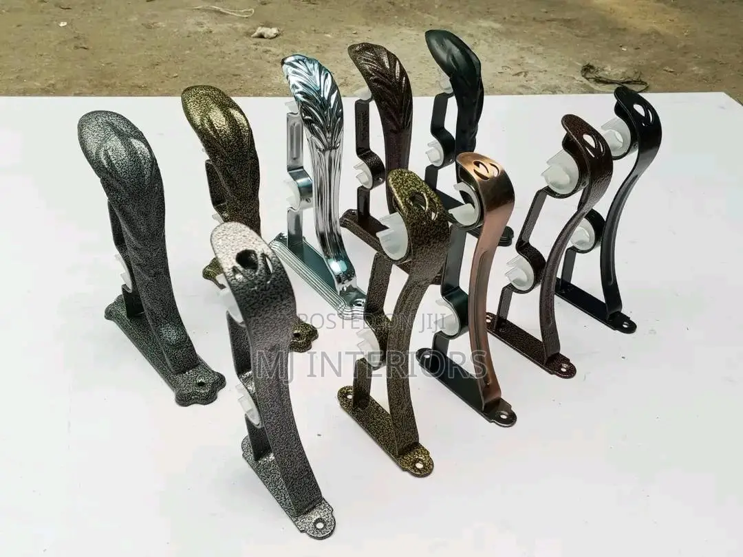 Durable Curtain Rods Brackets for Apartments Homes and Commercial Use