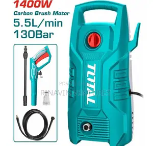Total Tgt11316 High Pressure Washer 1400w 130bar (1900psi)