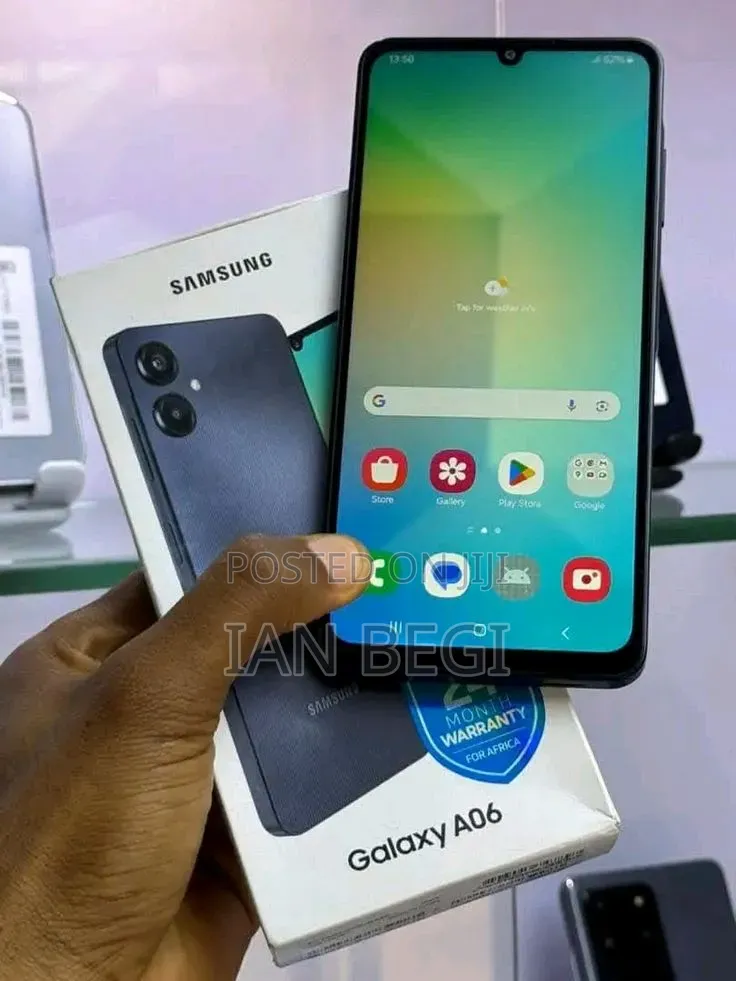 New Samsung Galaxy A06 64 GB Black