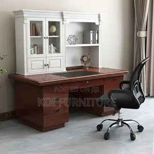 Office Desk; 1.2m Mahogany Executive Premium Wood Desk