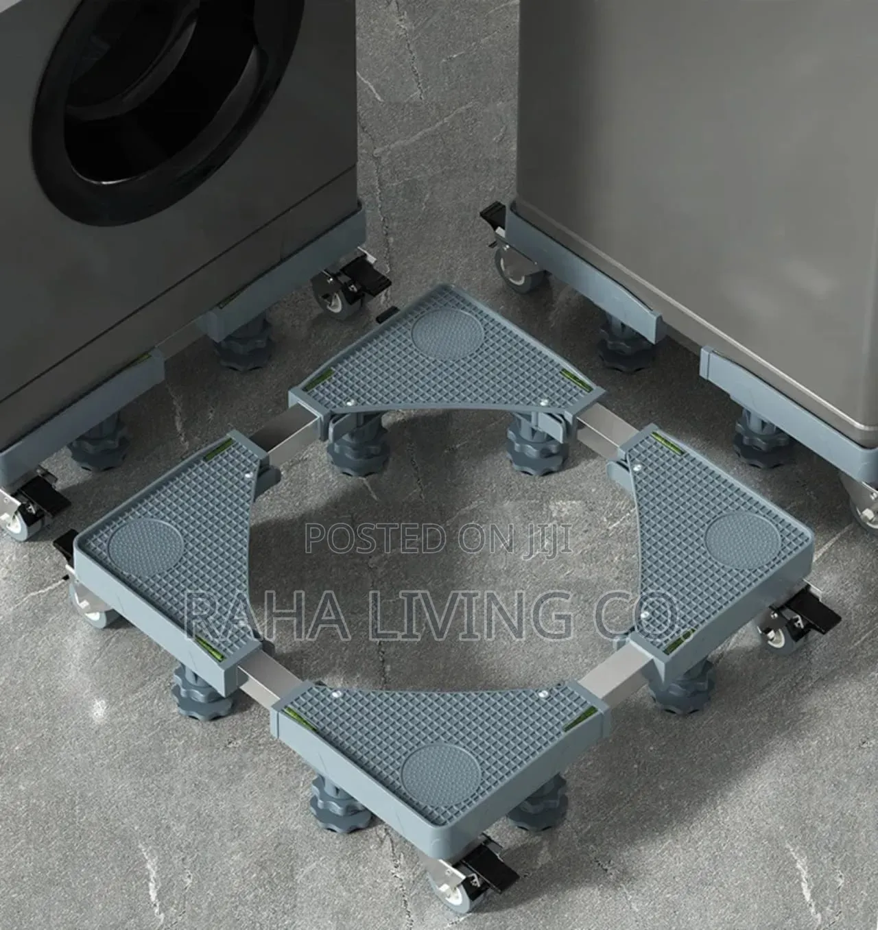 Heavy Duty Adjustable Fridge Washing Machine Base Stand