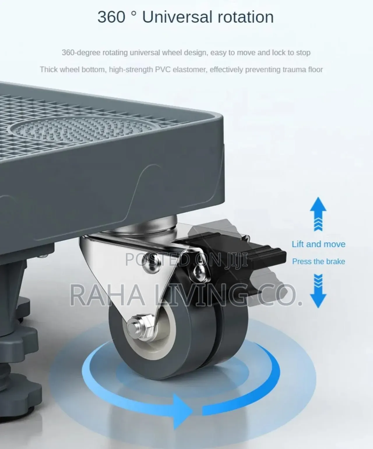 Heavy Duty Adjustable Fridge Washing Machine Base Stand