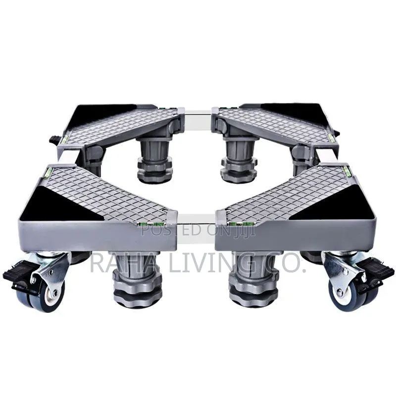 Heavy Duty Adjustable Fridge Washing Machine Base Stand