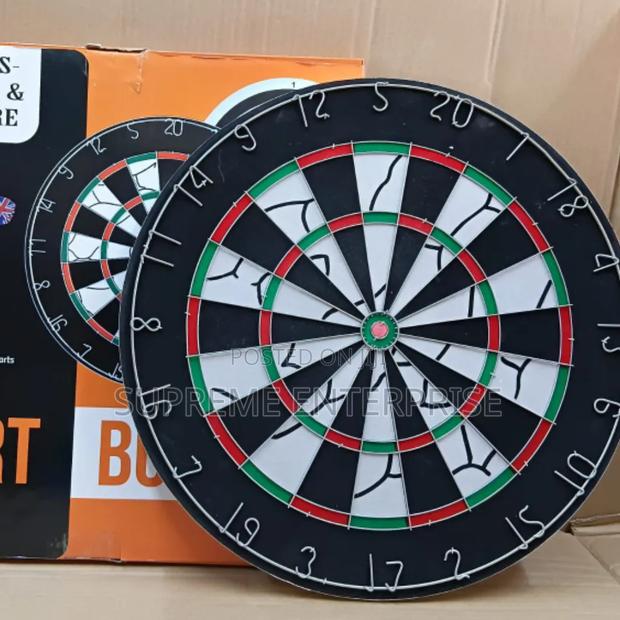 18 Inches Double Sided Flocked Iron Numbers Dart Board
