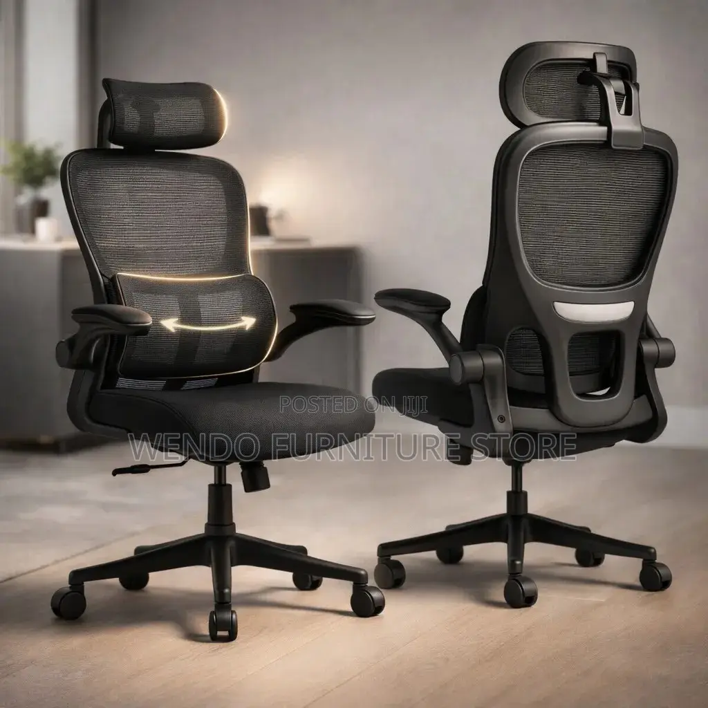 Office Chairs; High Back Orthopedic Swivel Ergonomic Office Chairs
