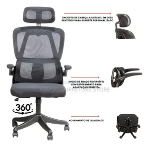 Office Chairs; High Back Orthopedic Swivel Ergonomic Office Chairs