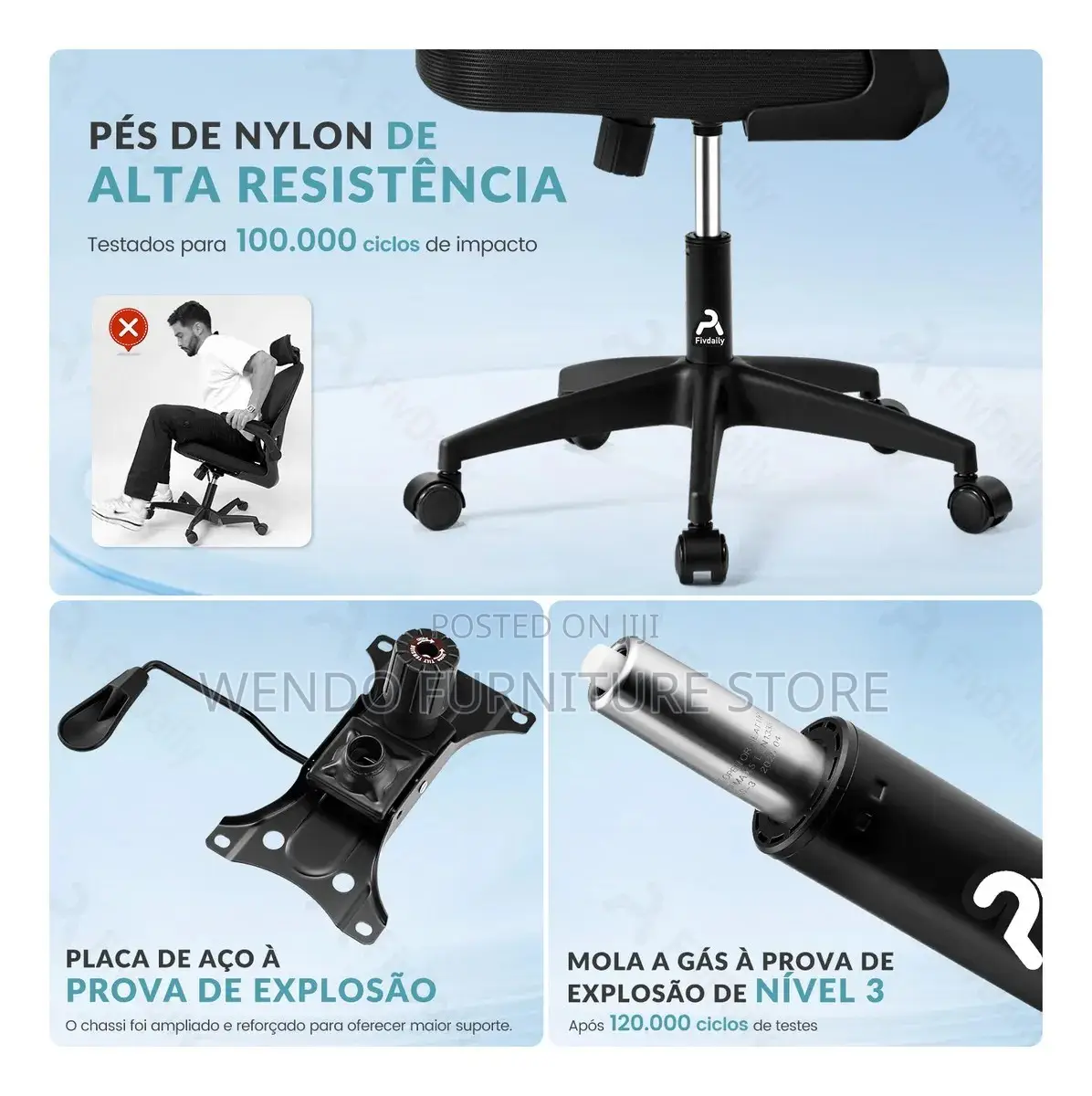 Office Chairs; High Back Orthopedic Swivel Ergonomic Office Chairs