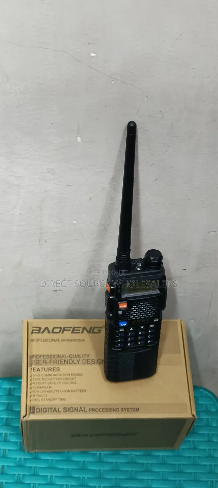 Uv-5r Plus Rechargeable Handheld Walkie Talkie