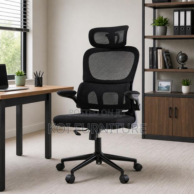 Office Chairs; Orthopedic Recliner Breathable Mesh Fabric Office Seat - thumbnail 5