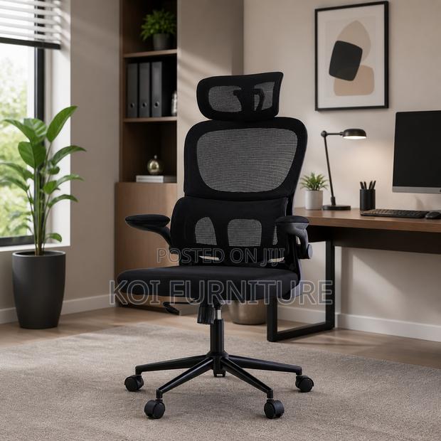 Office Chairs; Orthopedic Recliner Breathable Mesh Fabric Office Seat - thumbnail 6