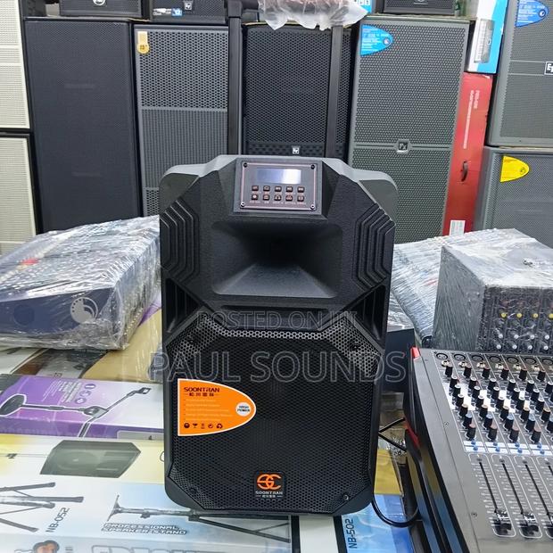 Soontran Portable Trolley Bluetooth Pa Speaker