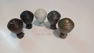 Stylish Jua Kali Rods Finials for Contemporary Interior Decoration