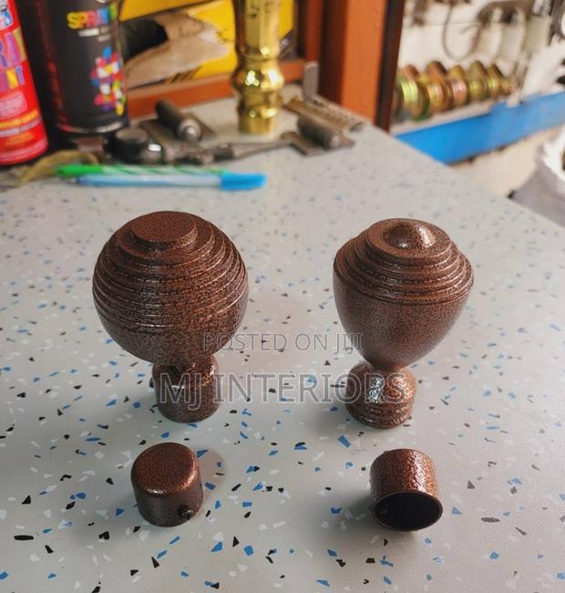 Durable Finials for Curtain Rods With Professional Installation