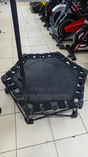 Foldable Trampoline With a Handle