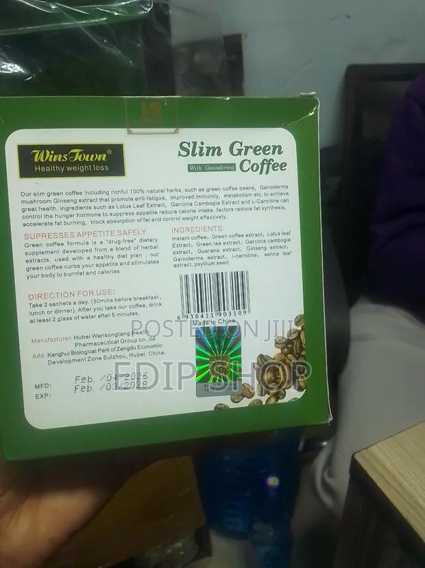 **Wins Town Slim Green Coffee**