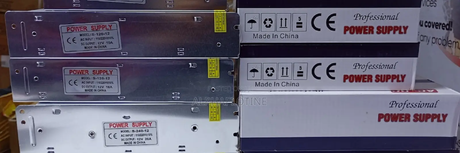Reliable Performance 12v 10amp Power Supply Security Systems Unit