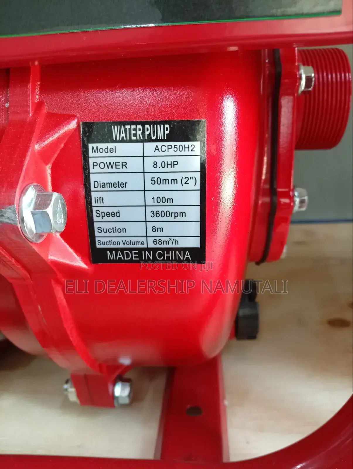 2" Aico Petrol Water Pump/High Pressure 100m Head