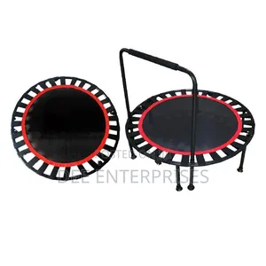 Round Trampoline With a Handle