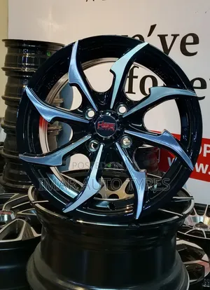 14 Inch * 6j Silver Spokes Rim