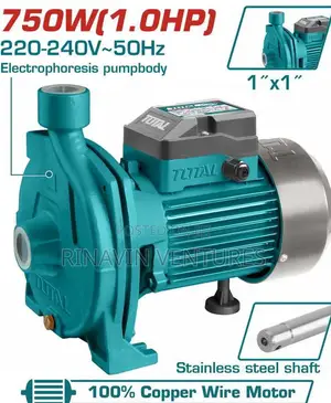 Total Centrifugal Pump 750w(1hp)
Max.Head:30m