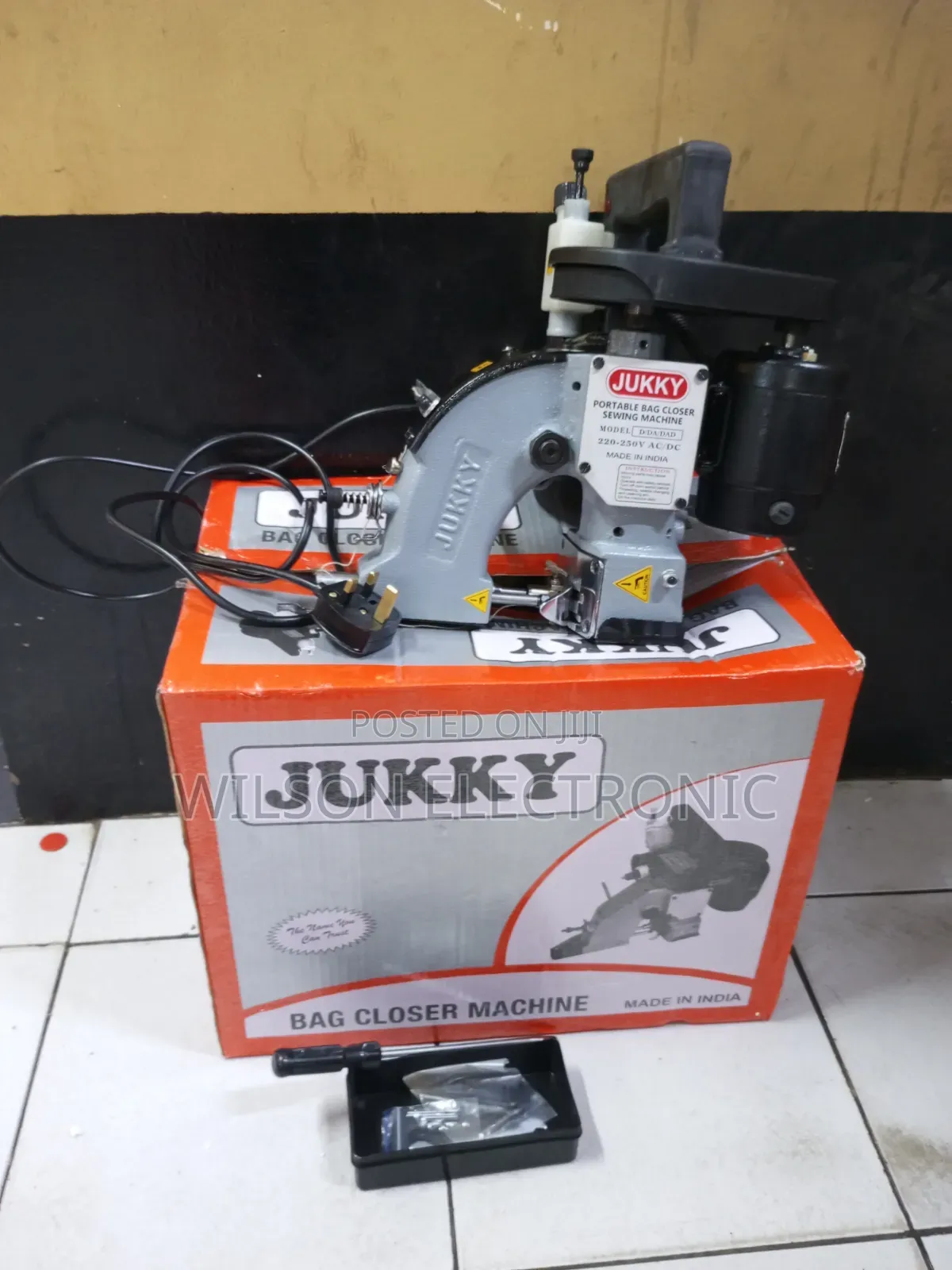 Commercial Electric Bag Closer Sewing Machine. Jukky