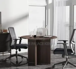 Round Table; Modular Wooden Round Desk for Business Meetings
