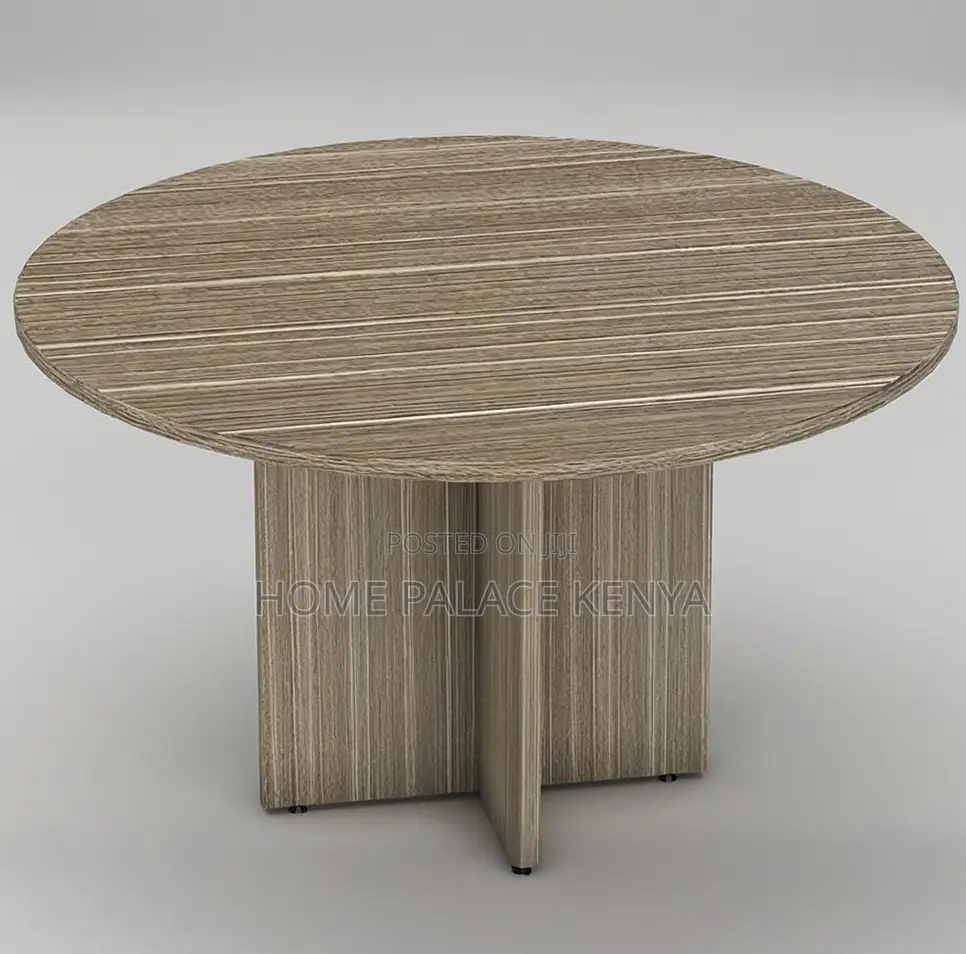 Round Table; Modular Wooden Round Desk for Business Meetings