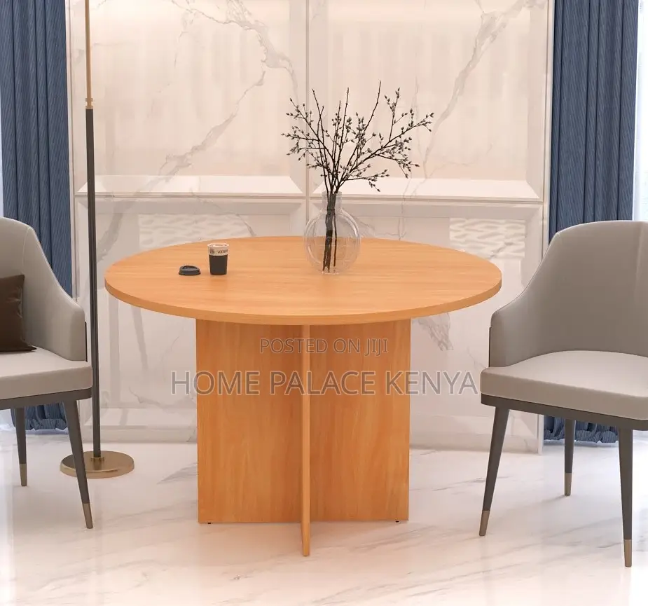 Round Table; Modular Wooden Round Desk for Business Meetings