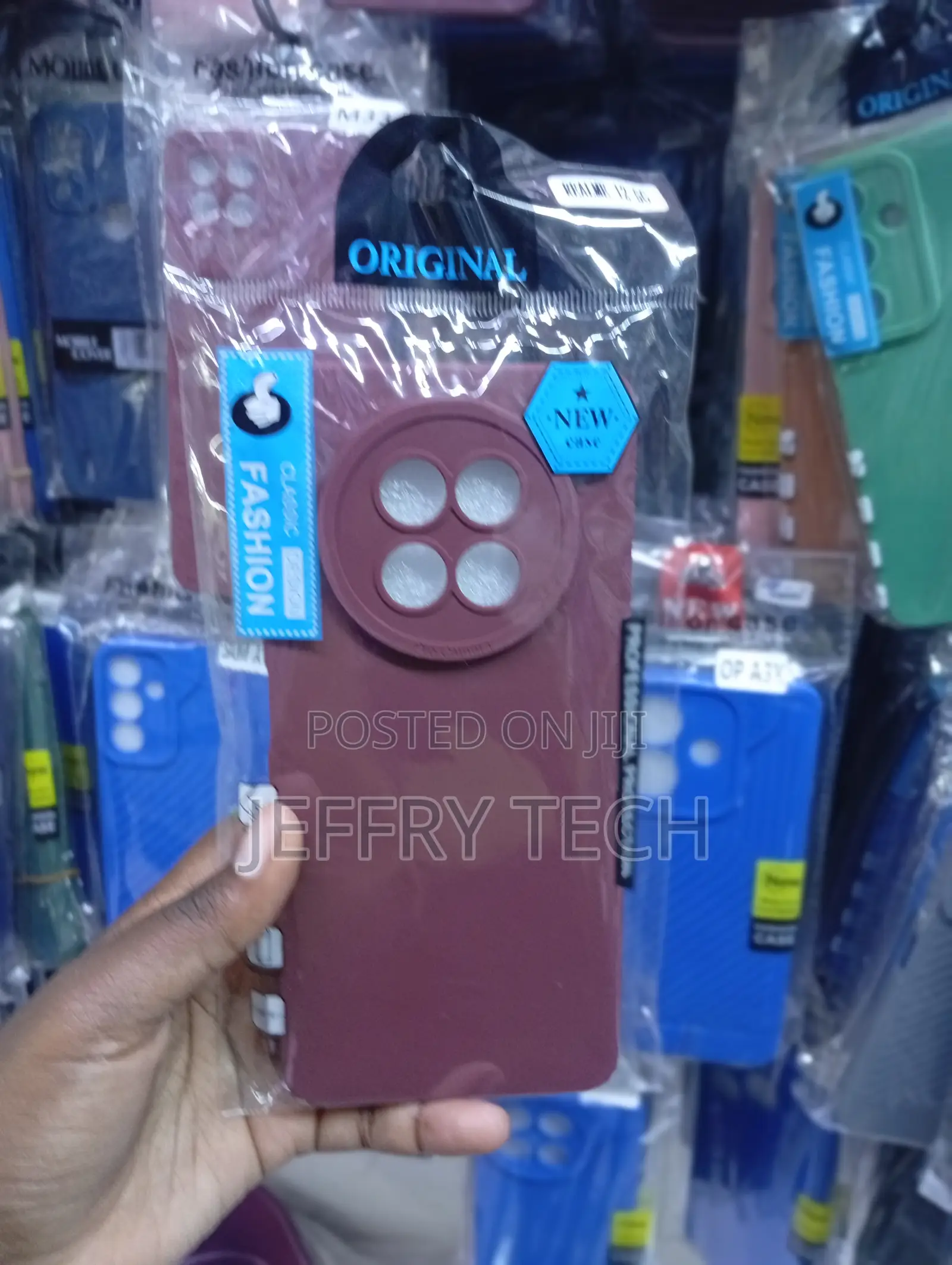 Realme 12 or Redmi 14c Soft Matte Liquid Silicone Antifingerprint Case