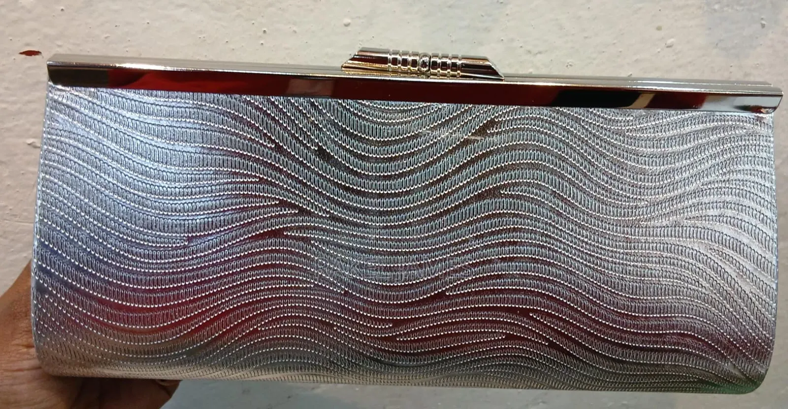 Silver Clutch Bag