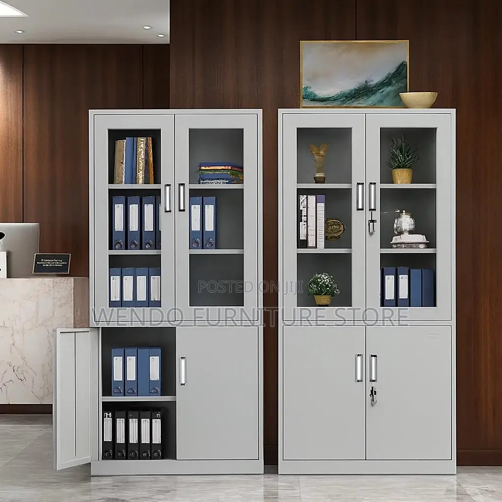 Office Cabinets Contemporary Steel Two Door Filing Display Cabinet