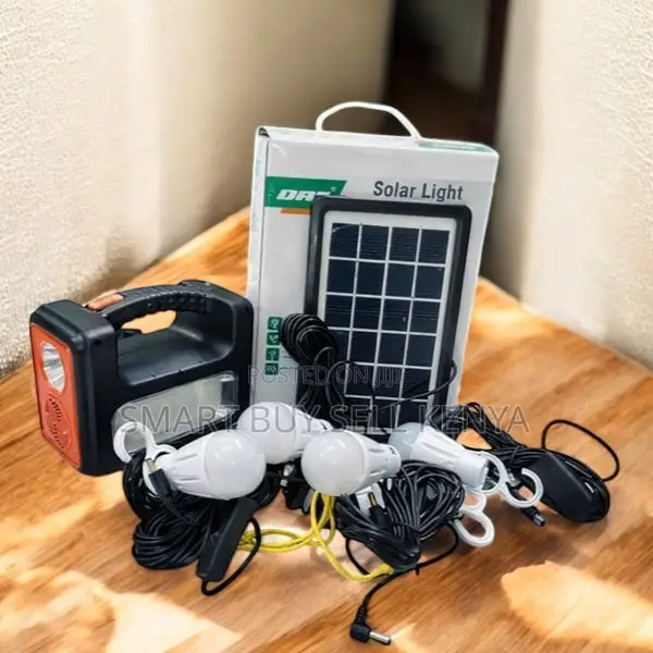 Dat At-9011b Solar Lighting System Kit With Solar Panel And Mp3 Player