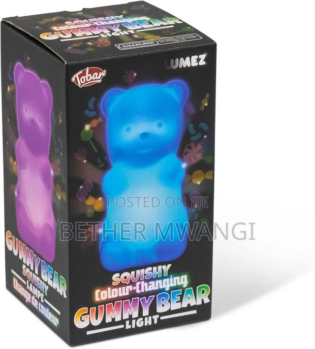 Lumez Squishy Colour Changing Gummy Bear Light - main view