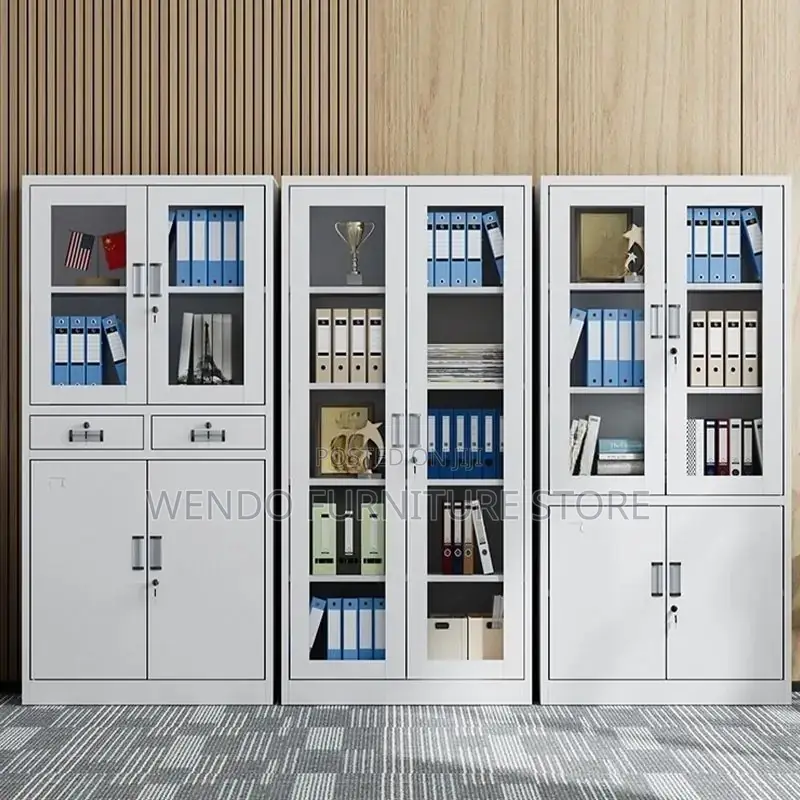Office Cabinets Contemporary Steel Two Door Filing Display Cabinet