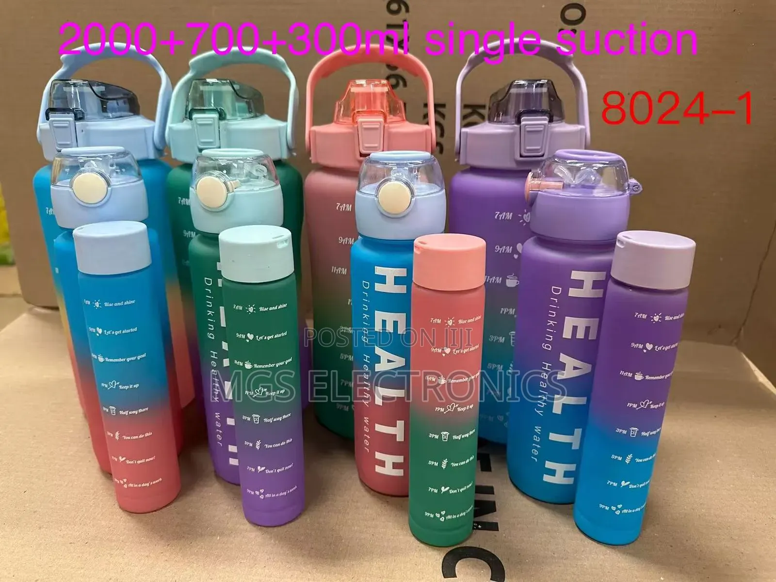 Water Bottle Set 3-1