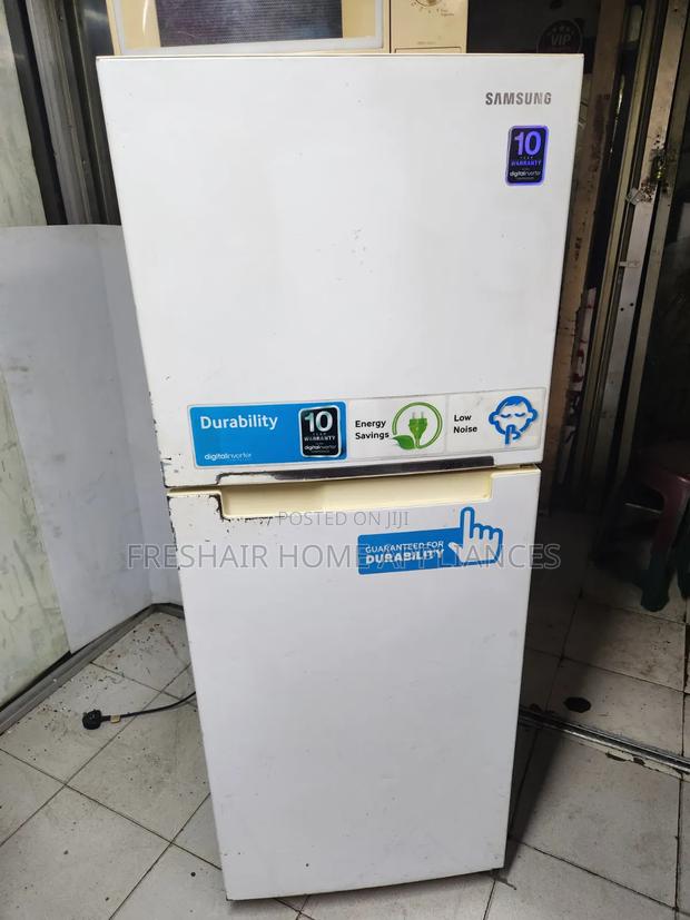 White 2 Door Affordable Fridge - thumbnail 3