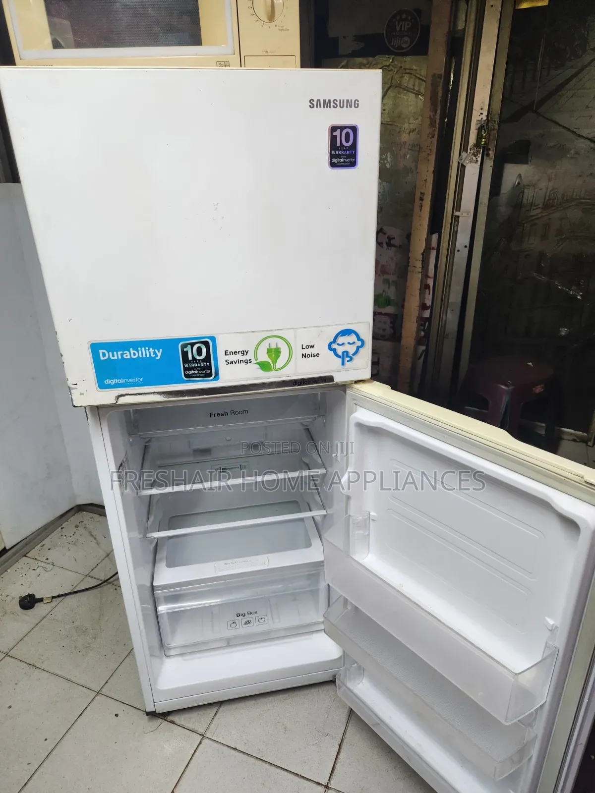 White 2 Door Affordable Fridge