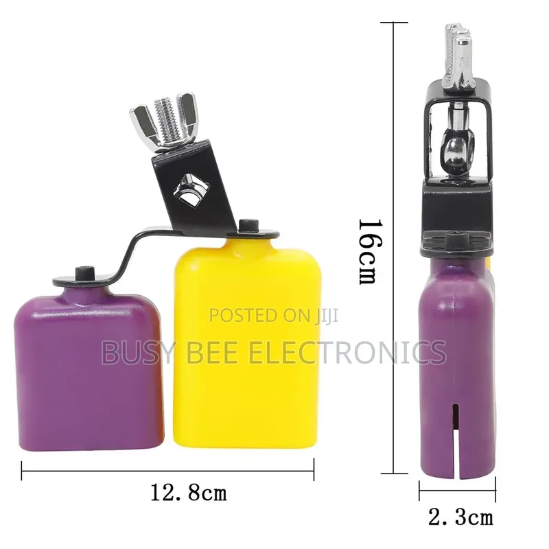 Bicolor Cowbell for Drum Set