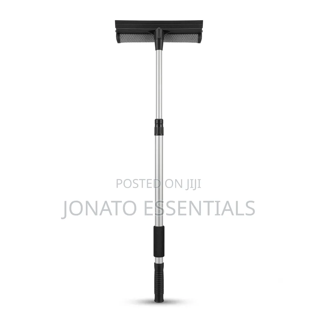 Extendable Window Cleaner Squeegee With Long Handle Scrubber