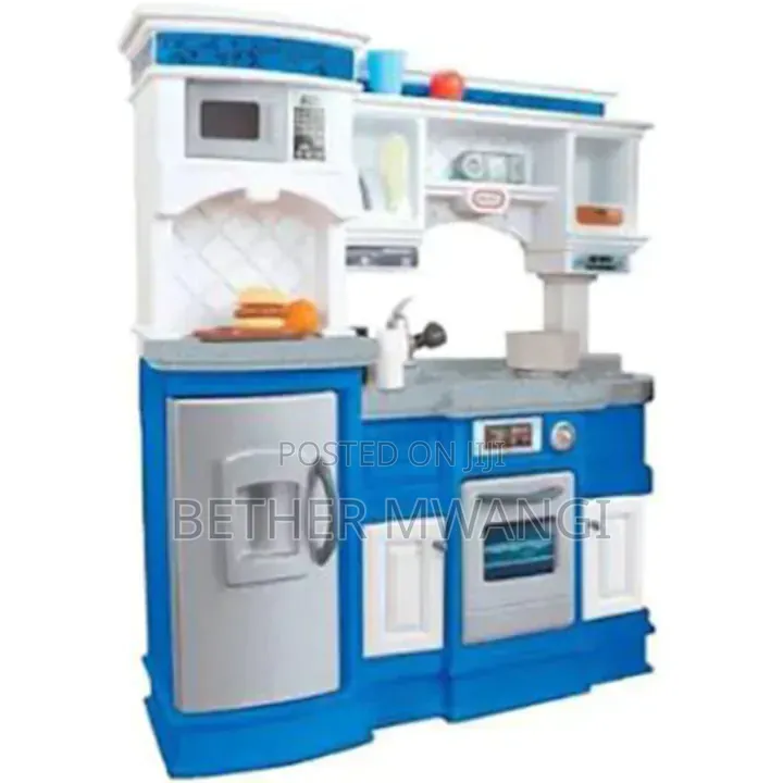 Gourmet Prep and Serve Kitchen - Blue Grey