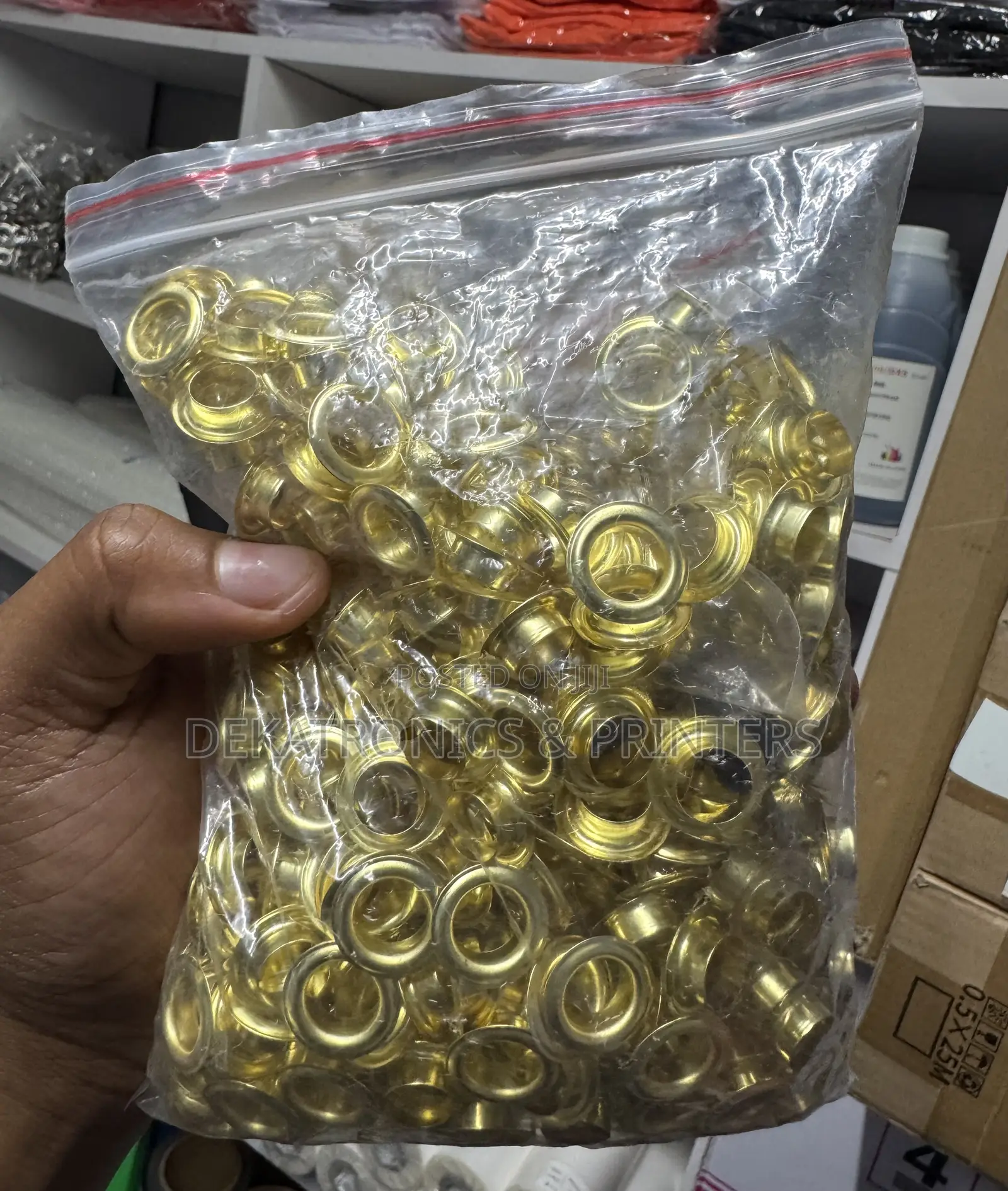 12mm Gold Eyelet Grommets