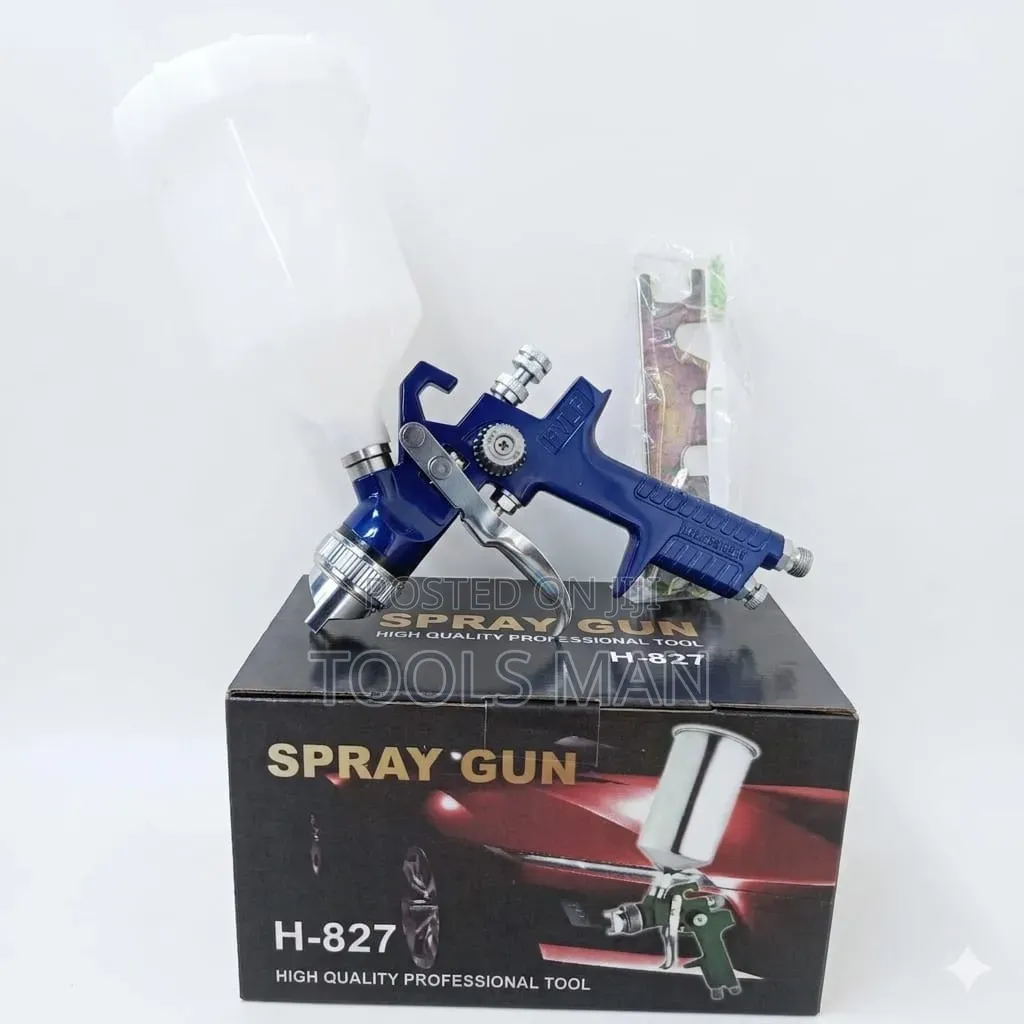 H-827 HVLP Professional Gravity Feed Paint Spray Gun - 600ml.